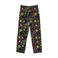 thumbnail image 1 of Kdxio Colorful Geometric Figures Print Men's Sleep Pajama Pant Lounge Pants with Pockets, 1 of 8