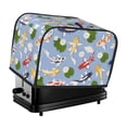 thumbnail image 1 of Kdxio Colorful Koi Fish Print Toaster Cover Bread Machine Cover Fits for Most Standard 2 Slice Toasters,Keep Toaster Free From Dust And Fingerprint Oven Dustproof Cover, 1 of 1