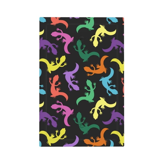 Kdxio Colorful Lizards Decorator Light Switch or Receptacle Outlet Wall Plate Decorator Wall Plate Child Safe Outlet Cover-Style V