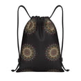 thumbnail image 1 of Kdxio Colorful Mandala Print Drawstring Backpack Bag,Waterproof Draw String Back Sack, Gym Drawstring Bags Swim Bag For Unisex, 1 of 5