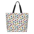 thumbnail image 1 of Kdxio Colorful Numbers Casual Tote Bags Women Big Capacity Shoulder Bag for Women Travel Shoulder Bags Handbags, 1 of 8
