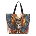 thumbnail image 1 of Kdxio Colorful Owl Tattoo Art Casual Tote Bags Women Big Capacity Shoulder Bag for Women Travel Shoulder Bags Handbags, 1 of 1