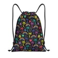 thumbnail image 1 of Kdxio Colorful Palms Print Drawstring Backpack Bag,Waterproof Draw String Back Sack, Gym Drawstring Bags Swim Bag For Unisex, 1 of 9