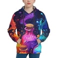 thumbnail image 1 of Kdxio Colorful Potion Bottles Magic Pattern Boys Athletic Unisex Boys Girls Hoodie with Pocket Sweatshirts-Small, 1 of 6