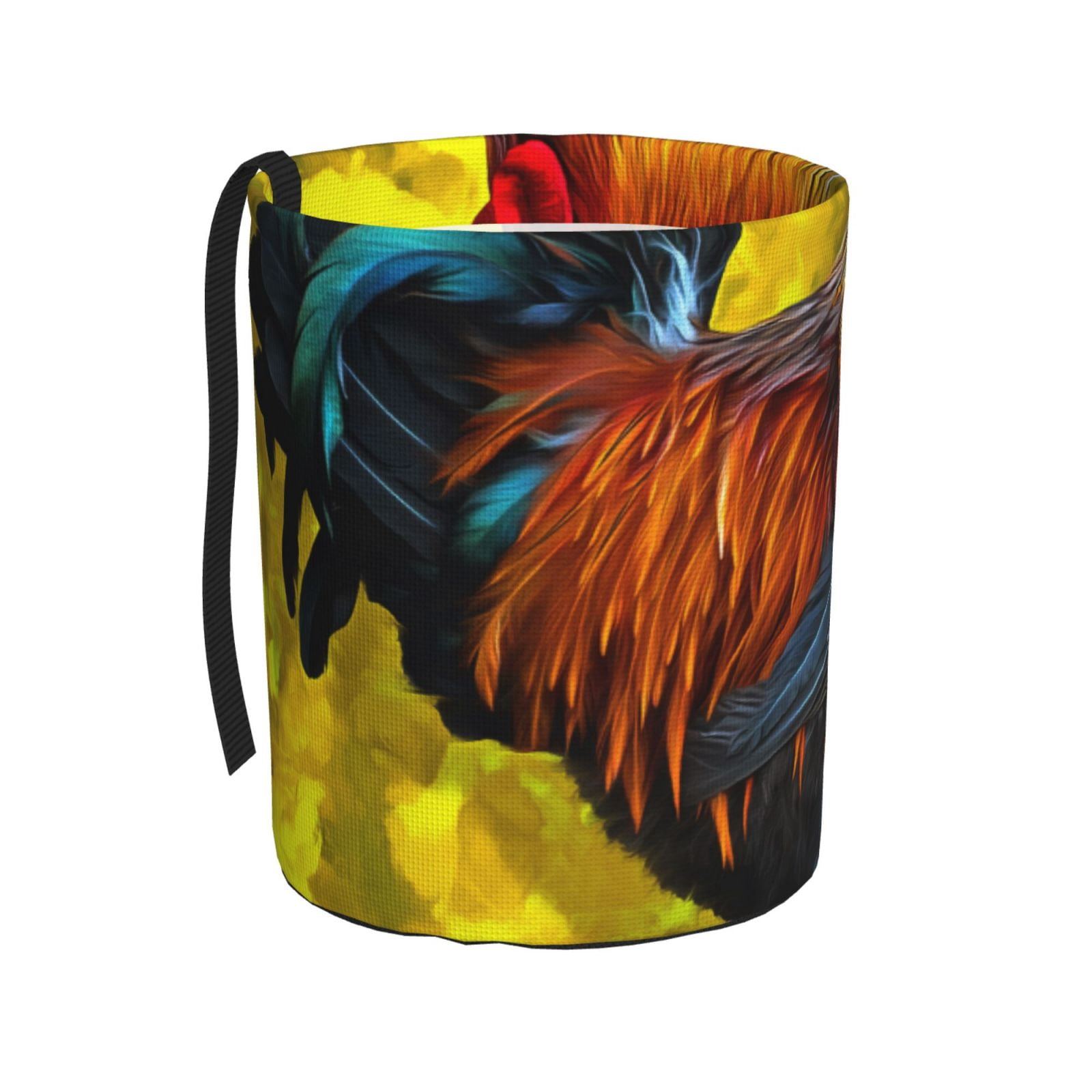 Kdxio Colorful Rooster Car Trash Can Garbage Car Accessories Trash