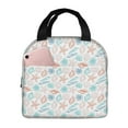 thumbnail image 1 of Kdxio Colorful Seashells1 Print Insulated Lunch Bag,Reusable Tote Lunch Box for Women Men,Leakproof Cooler Lunch Bags for Work Office Travel Picnic, 1 of 6