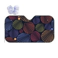 thumbnail image 1 of Kdxio Colorful Shells Print Front Windshield Sun Shade,Folding Auto Sunshade for Car Truck SUV-Small, 1 of 7