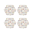thumbnail image 1 of Kdxio Colorful Trains Funny Coasters,4 Pcs Leather Coasters,Housewarming Gifts,Protect Furniture from Water Marks Scratch and Damage, 1 of 6