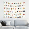thumbnail image 1 of Kdxio Colorful Trains Wall Hanging Tapestries Banner For Bedroom College Dorm Home Living Room Party Decor 29X37 In, 1 of 8