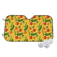 thumbnail image 1 of Kdxio Colorful Vegetables Print Windshield Sun Shade,UV Rays and Sun Heat Protection,Sunshade for Car Windshield,Car Shade Front Windshield - Medium, 1 of 6