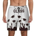 thumbnail image 1 of Kdxio Congratulation New Class Print Men'S Swim Trunks With Compression Liner 7 Inch Inseam Quick Dry Swim Shorts, 1 of 7