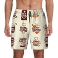 thumbnail image 1 of Kdxio Cooking With Love Print Men'S Swim Trunks With Compression Liner 7 Inch Inseam Quick Dry Swim Shorts, 1 of 7