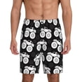 thumbnail image 1 of Kdxio Cool Car Print Mens Sleep Shorts Bottoms Soft Comfy Pajama Wear Pants with Drawstring Pockets, 1 of 7