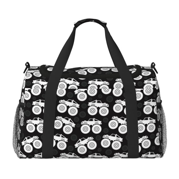 Kdxio Cool Car Travel Duffel Bag Gym Bag Weekender Travel Bag Gym Bag for Women &Men Airplane Travel Essentials for Flying