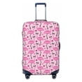 thumbnail image 1 of Kdxio Cool Flamingos Pattern Luggage Cover for Travel,Elastic and Durable,Fits 18-32 Inch,Anti-Scratch Suitcase Protector-No luggage included, 1 of 5