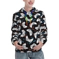 thumbnail image 1 of Kdxio Cool Gamepad Print Womens Oversized Hoodies Sweatshirts Hooded Pullover Tops Sweaters Casual-Small, 1 of 7