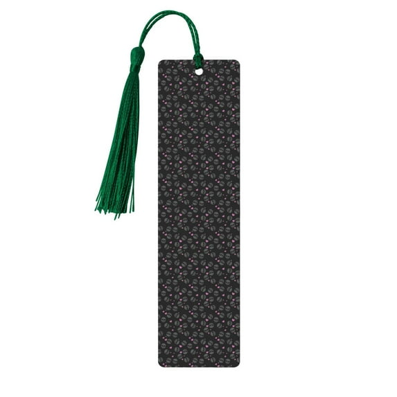 Kdxio Cool Skull Love Print Metal Tassel Bookmarks,Perfect Gift for Art Lovers and Bookworms Metal Bookmarks for Women