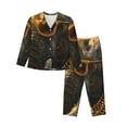 Kdxio Cool Sunglasses Elephant Art Women's Pajama Sets Long Sleeve