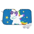 thumbnail image 1 of Kdxio Cool Unicorn Star Golden Print Windshield Sun Shade,UV Rays and Sun Heat Protection,Sunshade for Car Windshield,Car Shade Front Windshield - Medium, 1 of 6