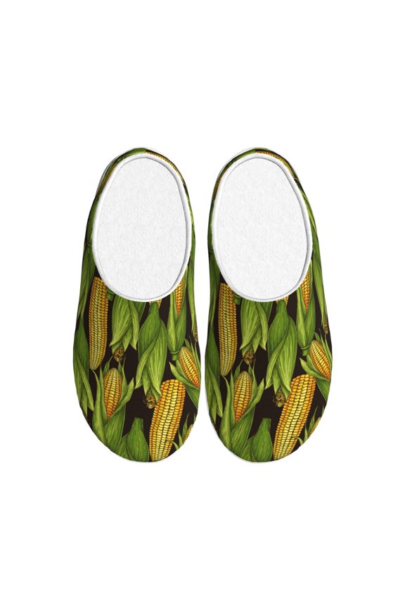Corn 2 Women's Men's Slippers Plush Slip-On House Slipper for Winter Indoor Soft Cushion Non-slip Fluffy Slides Slippers-13