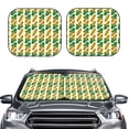 thumbnail image 1 of Kdxio Corn 8 Print 2-Piece Sun Shade Front Windshield - Foldable Car Front Window Sunshades for Most Sedans SUV Truck, 1 of 6