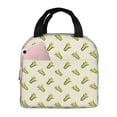 thumbnail image 1 of Kdxio Corn Print Insulated Lunch Bag,Reusable Tote Lunch Box for Women Men,Leakproof Cooler Lunch Bags for Work Office Travel Picnic, 1 of 6