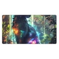 thumbnail image 1 of Kdxio Cosmic Cat In Window Print Large Gaming Mouse Pad,Non-Slip Base,Water Resist Keyboard Pad for Gamer,Office & Home,29.5 x 15.8 in, 1 of 6