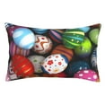 thumbnail image 1 of Kdxio Cotton Pillow Cases 14"X20" Pillowcases,Soft And Breathable Bedroom Pillow Cases-Easter Egg, 1 of 8