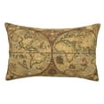 thumbnail image 1 of Kdxio Cotton Pillow Cases 14"X20" Pillowcases,Soft And Breathable Bedroom Pillow Cases-World Map1, 1 of 8