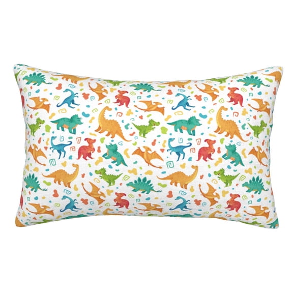 Kdxio Cotton Pillow Cases 14"x20" Pillowcases,Soft and Breathable Bedroom Pillow Cases-Dinosaur