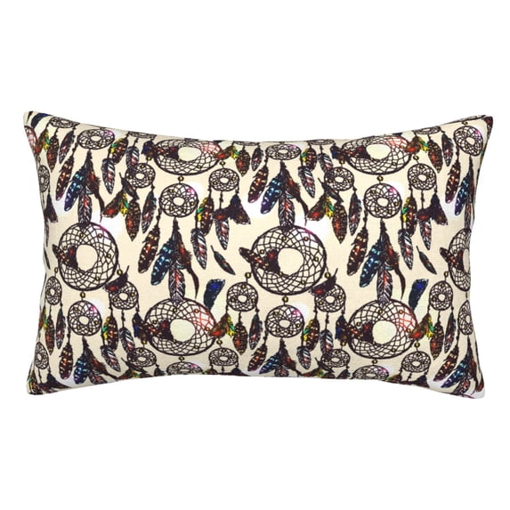 Kdxio Cotton Pillow Cases 14"x20" Pillowcases,Soft and Breathable Bedroom Pillow Cases-Dreamcatcher-No Pillow Core