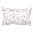 thumbnail image 1 of Kdxio Cotton Pillow Cases 14"x20" Pillowcases,Soft and Breathable Bedroom Pillow Cases-Hand Drawn Rabbit, 1 of 8
