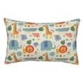 thumbnail image 1 of Kdxio Cotton Pillow Cases 14"x20" Pillowcases,Soft and Breathable Bedroom Pillow Cases-Jungle Animals-No Pillow Core, 1 of 5