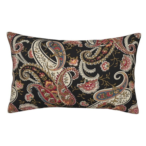 Kdxio Cotton Pillow Cases 14"x20" Pillowcases,Soft and Breathable Bedroom Pillow Cases-Paisley6-No Pillow Core