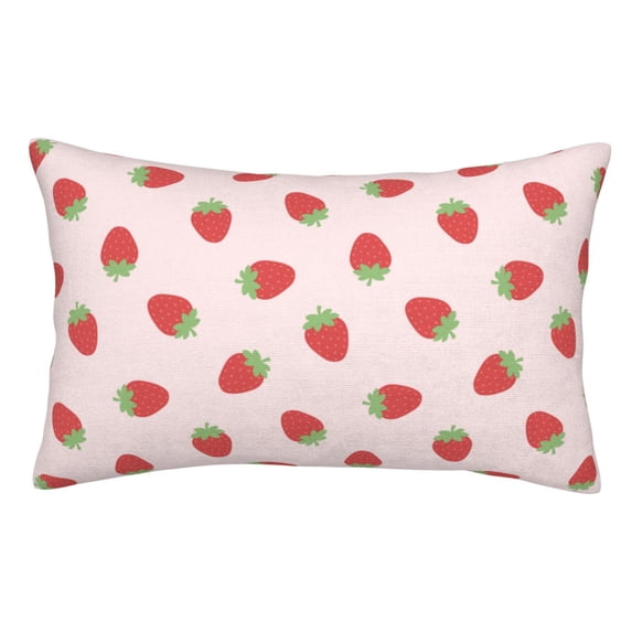 Kdxio Cotton Pillow Cases 14"x20" Pillowcases,Soft and Breathable Bedroom Pillow Cases-Strawberry