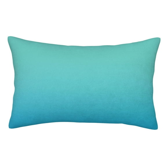 Kdxio Cotton Pillow Cases 14"x20" Pillowcases,Soft and Breathable Bedroom Pillow Cases-Teal Turquoise-No Pillow Core