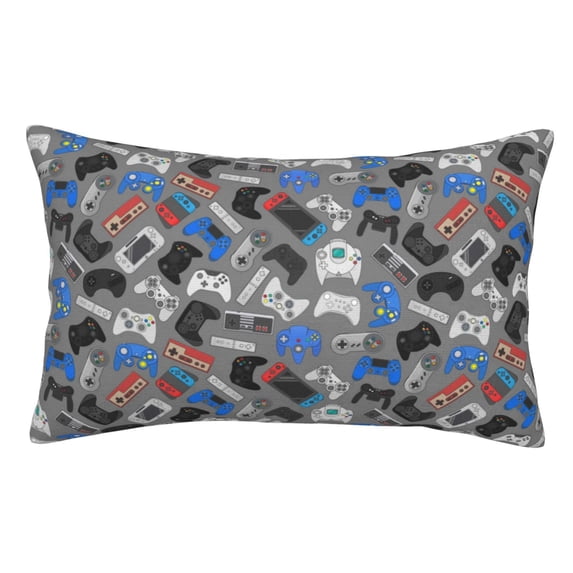 Kdxio Cotton Pillow Cases 14"x20" Pillowcases,Soft and Breathable Bedroom Pillow Cases-Video Game