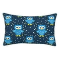 thumbnail image 1 of Kdxio Cotton Pillow Cases 16"x24" Pillowcases,Soft and Breathable Bedroom Pillow Cases-Blue Owl-No Pillow Core, 1 of 5
