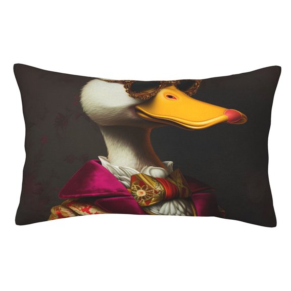Kdxio Cotton Pillow Cases 16"x24" Pillowcases,Soft and Breathable Bedroom Pillow Cases-Noble Style Duck-No Pillow Core