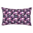 thumbnail image 1 of Kdxio Cotton Pillow Cases 16"x24" Pillowcases,Soft and Breathable Bedroom Pillow Cases-Skull Flower-No Pillow Core, 1 of 5