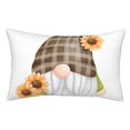 thumbnail image 1 of Kdxio Cotton Pillow Cases 16"x24" Pillowcases,Soft and Breathable Bedroom Pillow Cases-Sunflower Gnomes 4-No Pillow Core, 1 of 5