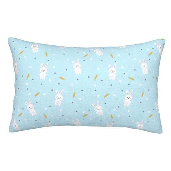 Kdxio Cotton Pillow Cases 20"x30" Pillowcases,Soft and Breathable Bedroom Pillow Cases-Cute Bunny