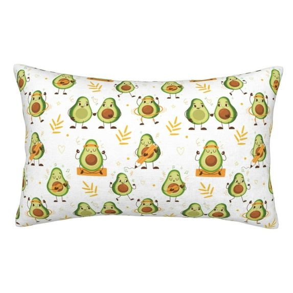 Kdxio Cotton Pillow Cases 20"x30" Pillowcases,Soft and Breathable Bedroom Pillow Cases-Lovely Avocado