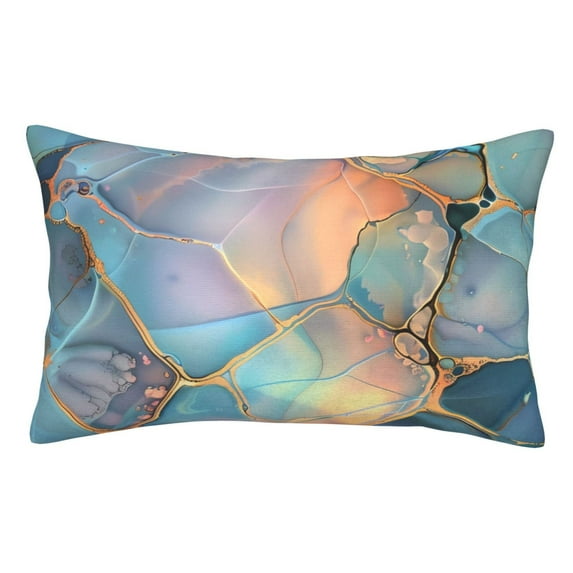 Kdxio Cotton Pillow Cases 20"x30" Pillowcases,Soft and Breathable Bedroom Pillow Cases-Pastel Abstract Fluid Art-No Pillow Core