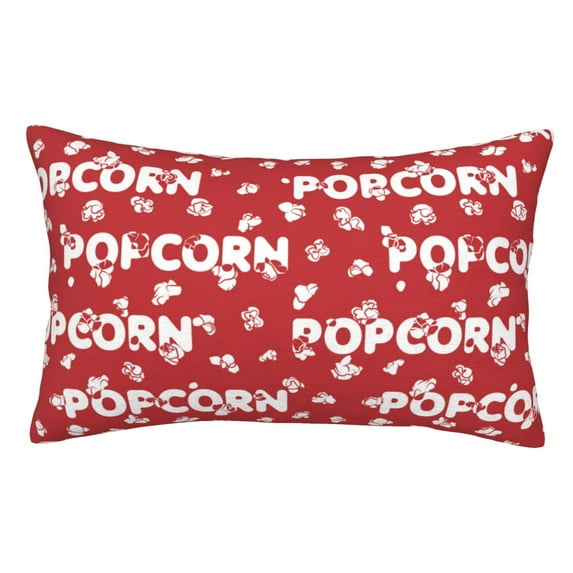 Kdxio Cotton Pillow Cases 20"x30" Pillowcases,Soft and Breathable Bedroom Pillow Cases-Popcorn2-No Pillow Core