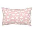 thumbnail image 1 of Kdxio Cotton Pillow Cases 20"x30" Pillowcases,Soft and Breathable Bedroom Pillow Cases-Rabbit And Cloud, 1 of 8