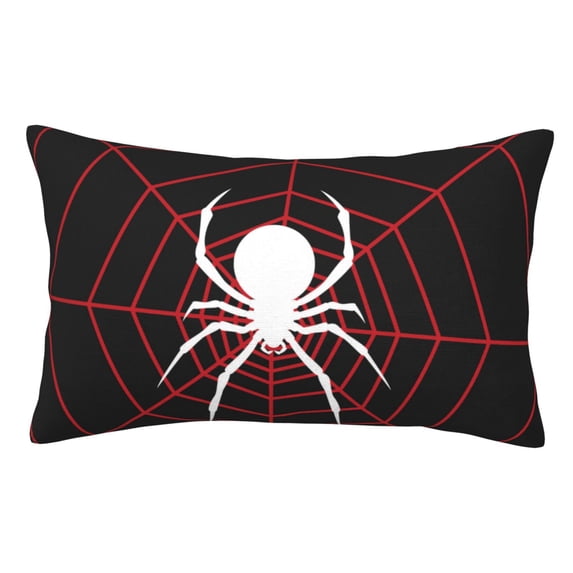 Kdxio Cotton Pillow Cases 20"x30" Pillowcases,Soft and Breathable Bedroom Pillow Cases-Spider On The Web-No Pillow Core