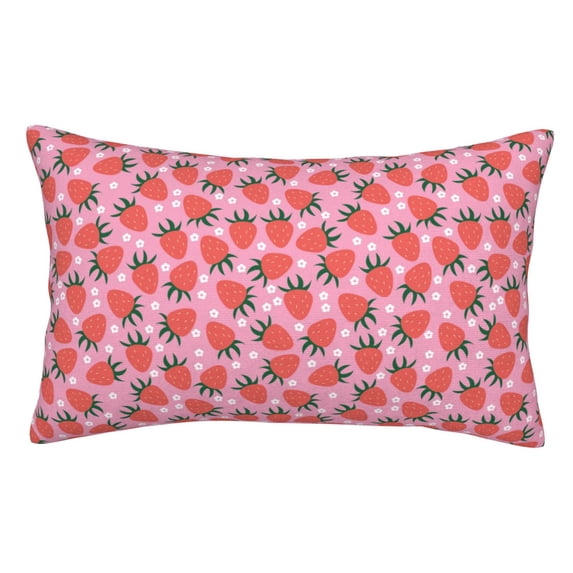 Kdxio Cotton Pillow Cases 20"x30" Pillowcases,Soft and Breathable Bedroom Pillow Cases-Strawberry