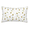 thumbnail image 1 of Kdxio Cotton Pillow Cases Pillowcases,Soft and Breathable Bedroom Pillow Cases-Bee, 1 of 8
