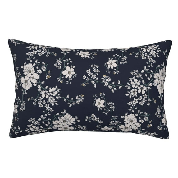 Kdxio Cotton Pillow Cases Pillowcases,Soft and Breathable Bedroom Pillow Cases-Retro Flower